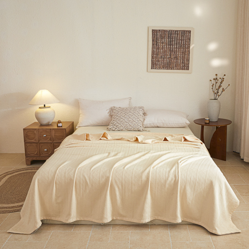 Kokvilnas dvieļu sega vasaras lietošanai, kods Gyr02, 1000–1499 g, visas sezonas, stils Ins