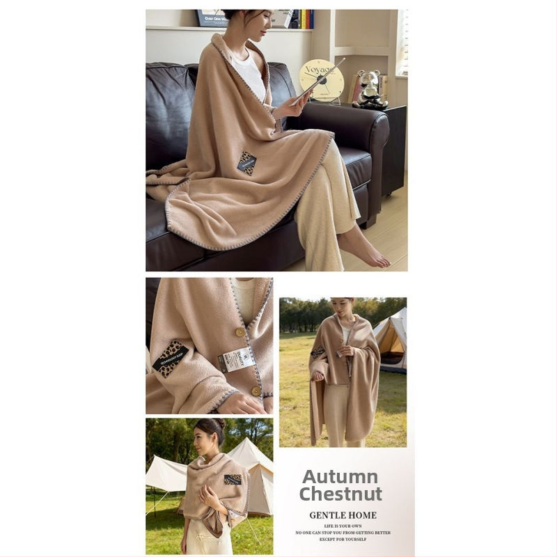 Šalies pledas iš poliesterio, 500–799 g, vientisa spalva, lengvas prabangos stilius, visoms sezonoms