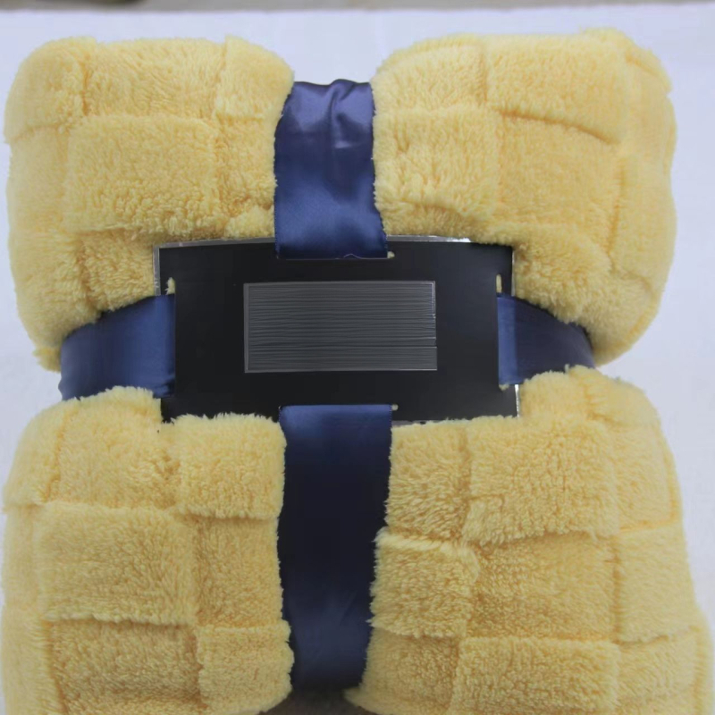 Plišasta deka za ured i kauč s geometrijskim uzorkom, sve sezone, nordijski stil