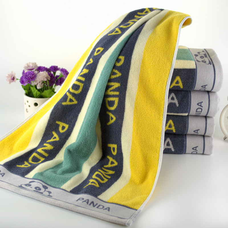 Pamuk Jacquard ručnik – 32 niti, apsorpcijski ručnik za trening i plivanje, 140–170 g, prilagodljiv