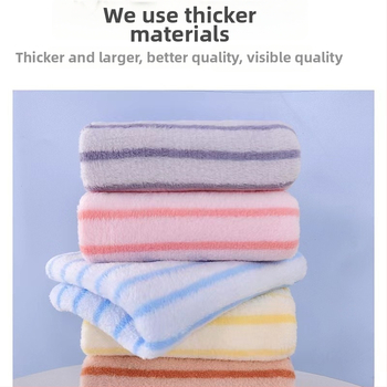 Viis korallfliisi käterätiku komplekt näole ja kätele — imav, kiuduvaba, kiiresti kuivavad, 70 g