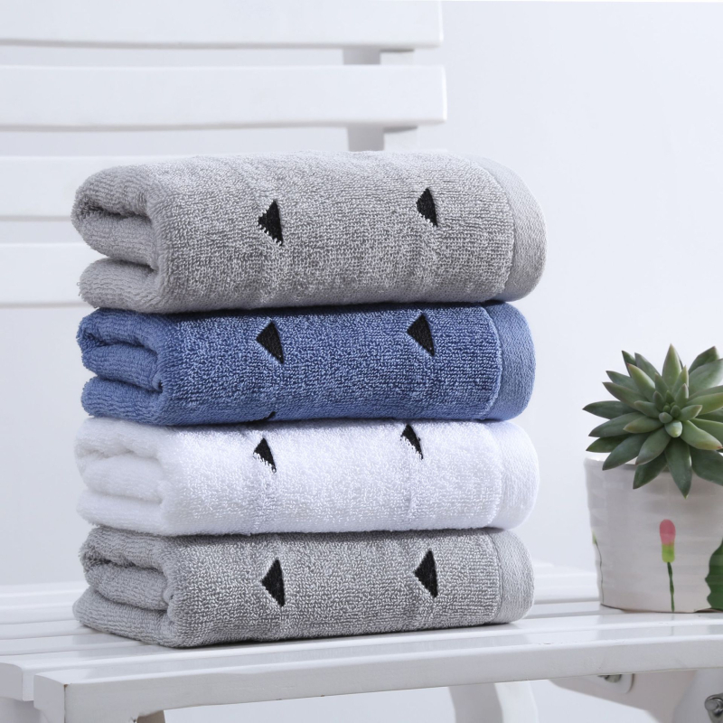 Ručnik za lice od 100% pamuka, 32 vlakna, Jacquard tkanina, 80–100 g, izvezen logo