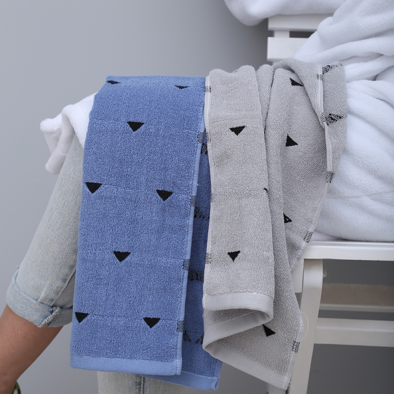 Ručnik za lice od 100% pamuka, 32 vlakna, Jacquard tkanina, 80–100 g, izvezen logo