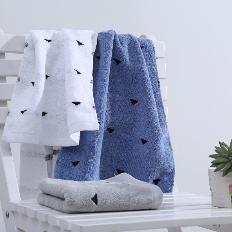 Ručnik za lice od 100% pamuka, 32 vlakna, Jacquard tkanina, 80–100 g, izvezen logo