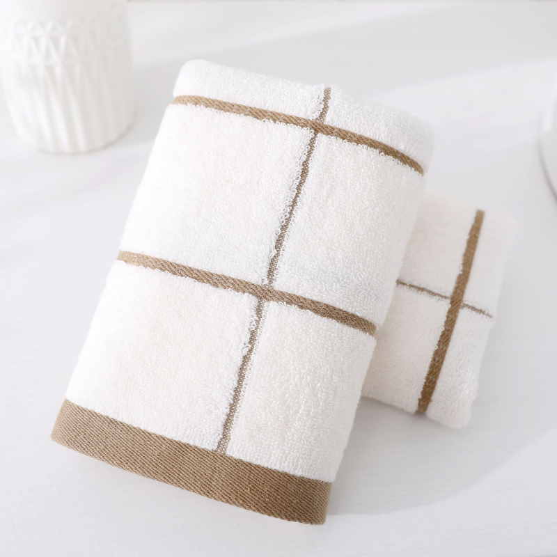 Ručnik za lice od 100% pamuka, 32 vlakna, Jacquard tkanina, 80–100 g, izvezen logo