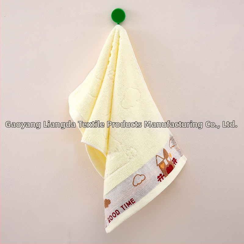 Laste puuvillane rätik, džakardkangas, 60 g, kohandamine saadaval, toetab üksikuid tellimusi