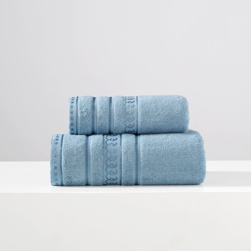 Set prosoape de baie din fibre de bambus: prosop de corp și prosop de față, gros, moale și absorbant, prietenos cu pielea, țesătură simplă, 100 g, fir 32s, personalizare disponibilă