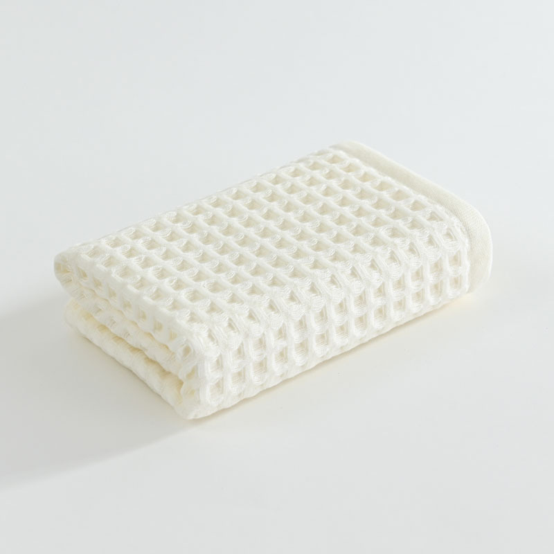 Pamukani kupaoni ručnik klase A s uzorkom waffles honeycomb, 32s vlakna, jacquard/obična tkanina, težina 50–80 g, prilagodljiv