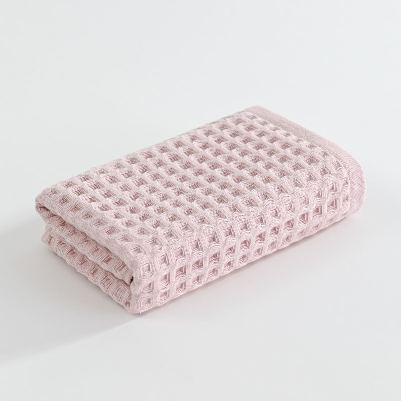 Pamukani kupaoni ručnik klase A s uzorkom waffles honeycomb, 32s vlakna, jacquard/obična tkanina, težina 50–80 g, prilagodljiv