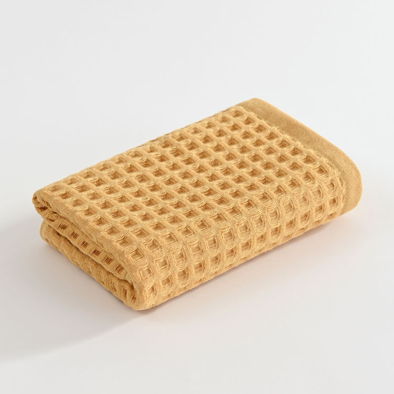 Pamukani kupaoni ručnik klase A s uzorkom waffles honeycomb, 32s vlakna, jacquard/obična tkanina, težina 50–80 g, prilagodljiv