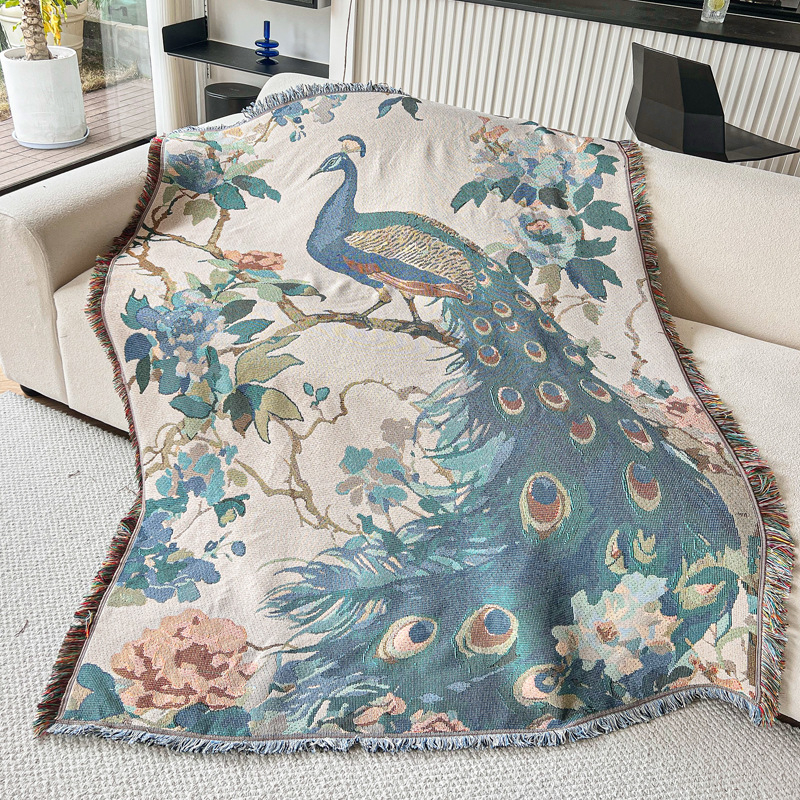 Husă pentru canapea cu ilustrație de desene animate, potrivită pentru canapele secționale, protecție împotriva prafului pentru toate anotimpurile