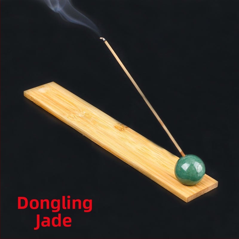 Smilkalų laikiklis iš natūralaus kristalo, kvadratinės formos, lėkštė su kristalo įdėklu, šiuolaikinis minimalistinis dizainas