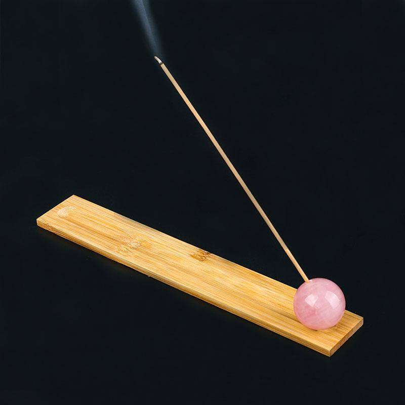 Smilkalų laikiklis iš natūralaus kristalo, kvadratinės formos, lėkštė su kristalo įdėklu, šiuolaikinis minimalistinis dizainas