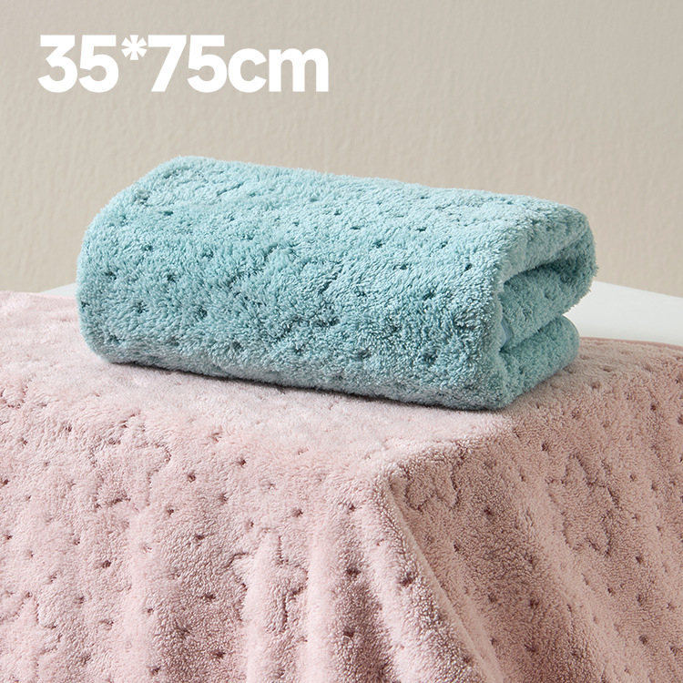 Ouf set kupaonskih ručnika od coral velura, zvjezdani Jacquard, 150D, 320 g, sa šavovima