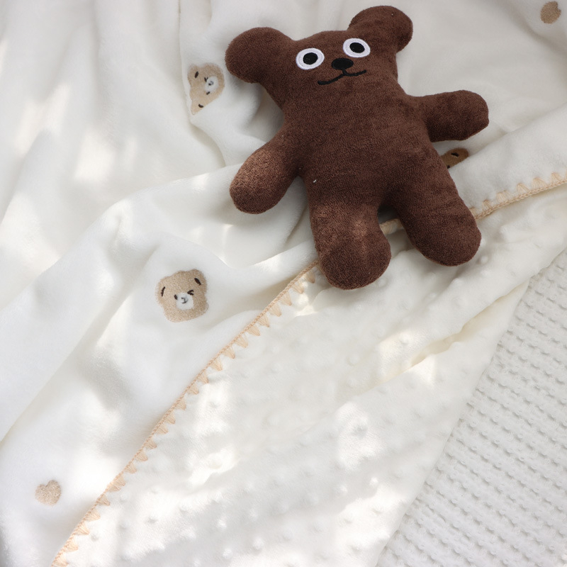 Pătură Velvet lapte, fibre poliester, 1000–1500 g, patru anotimpuri, model 20799288158