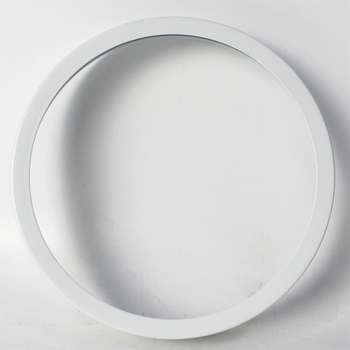 Кръгъл метален корпус за стенен часовник, кварцов ход, златист алуминиев обков (рамка), преден капак, опаковка 48 бр.