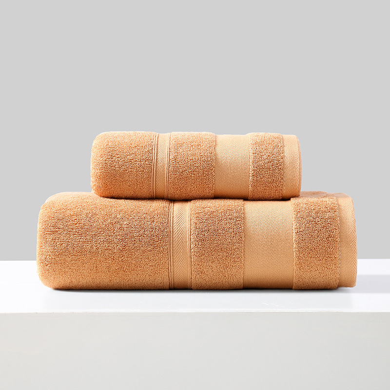 Set prosoape de baie din 100% bumbac, absorbante, universale, 380 g, țesătură simplă, cutie cadou