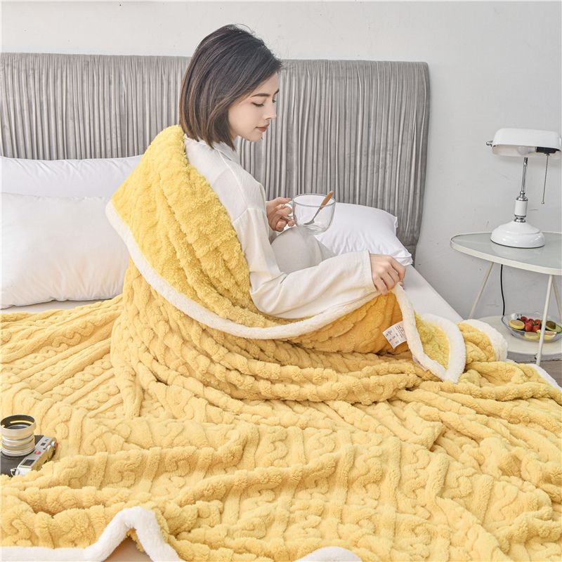 Koral fleece deka, 180 x 200–220 cm, jednobojna, za kauč i krevet