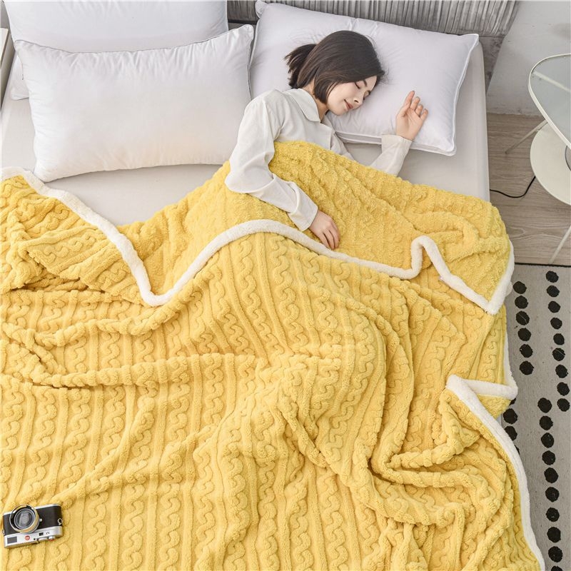 Koral fleece deka, 180 x 200–220 cm, jednobojna, za kauč i krevet