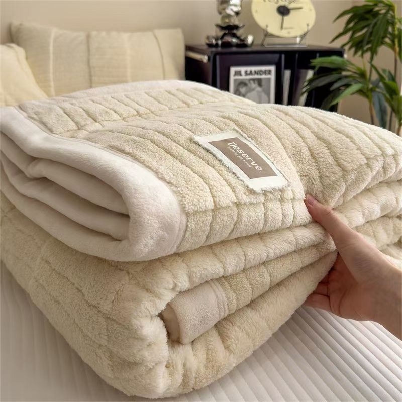 Pătură dublu față din velur fleece, poliester, 1000–1500 g, primăvară-toamnă, model solid, micșorare 3%