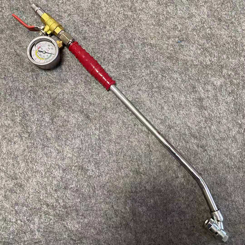 Riepu uzpūšanas rokturis ar manometru automobiļiem, smagajiem kravas automobiļiem un būvtehnika — Xin Hao Wang, Metāls