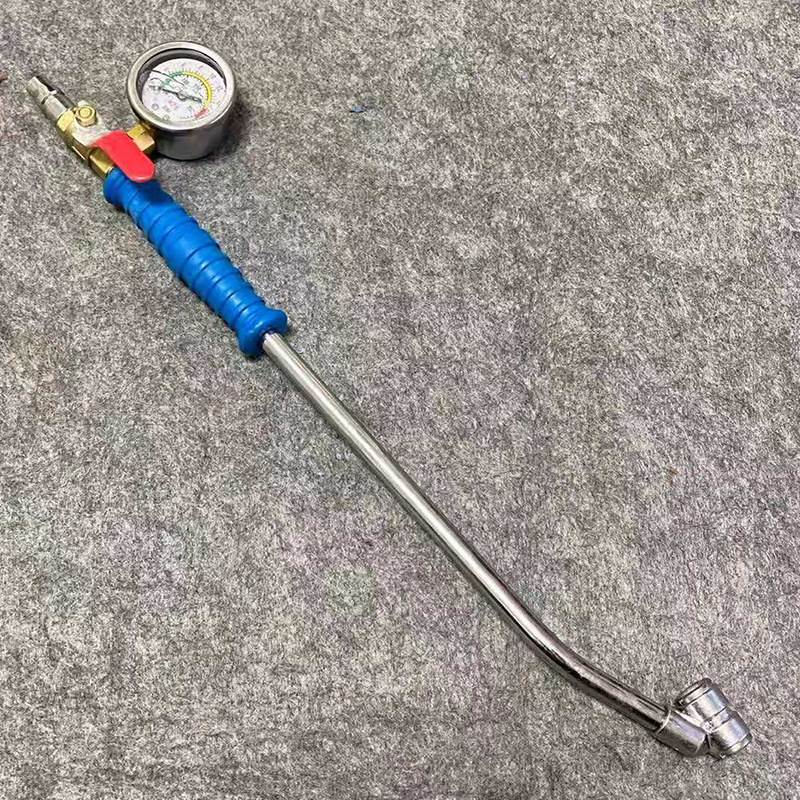 Riepu uzpūšanas rokturis ar manometru automobiļiem, smagajiem kravas automobiļiem un būvtehnika — Xin Hao Wang, Metāls