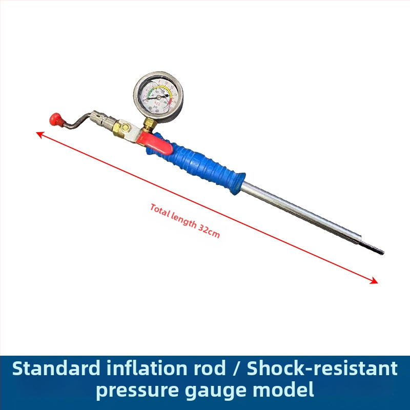Riepu uzpūšanas rokturis ar manometru automobiļiem, smagajiem kravas automobiļiem un būvtehnika — Xin Hao Wang, Metāls
