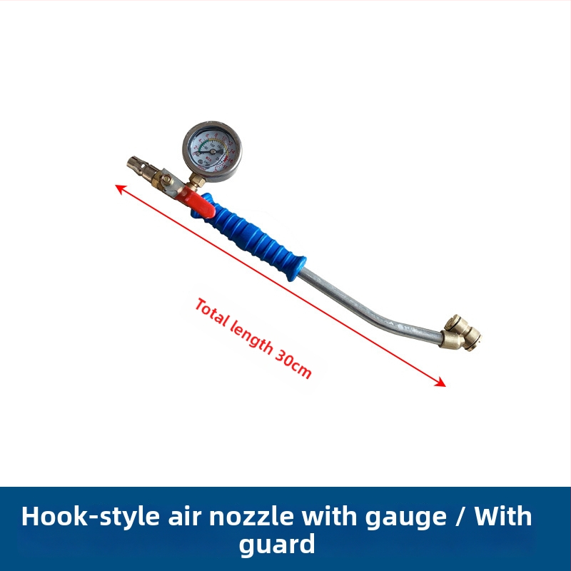 Riepu uzpūšanas rokturis ar manometru automobiļiem, smagajiem kravas automobiļiem un būvtehnika — Xin Hao Wang, Metāls