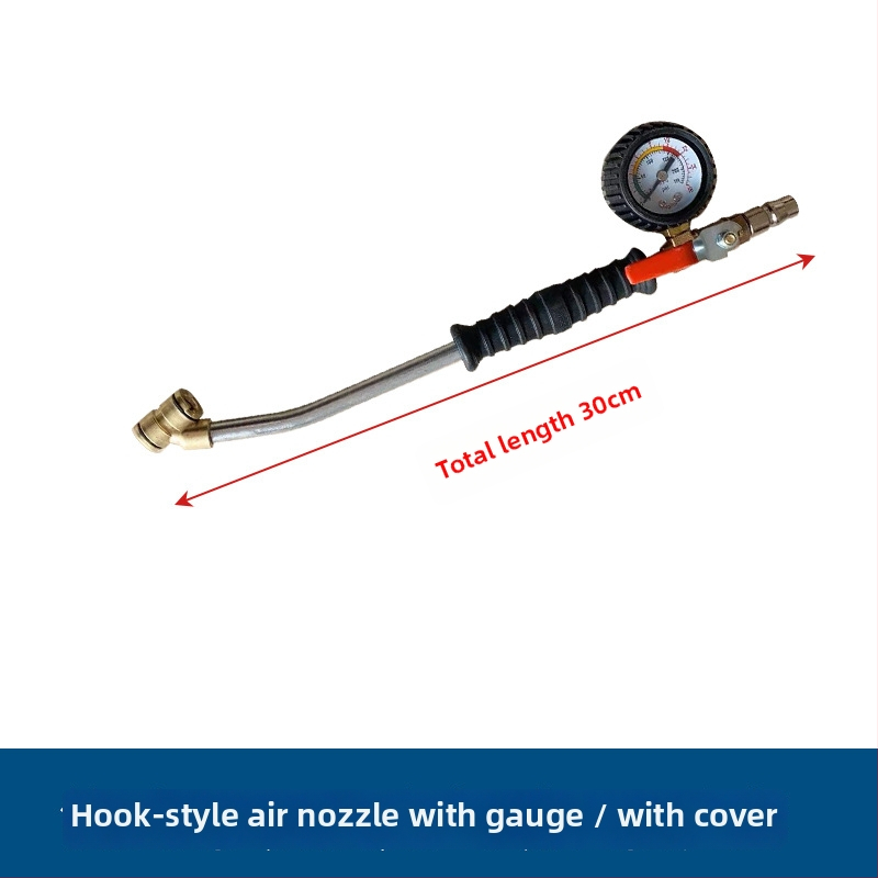 Riepu uzpūšanas rokturis ar manometru automobiļiem, smagajiem kravas automobiļiem un būvtehnika — Xin Hao Wang, Metāls