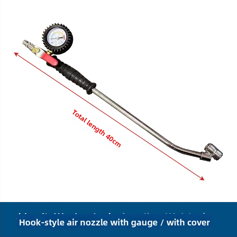 Riepu uzpūšanas rokturis ar manometru automobiļiem, smagajiem kravas automobiļiem un būvtehnika — Xin Hao Wang, Metāls