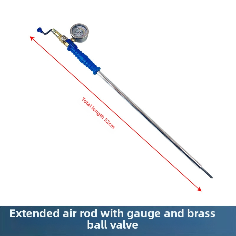 Riepu uzpūšanas rokturis ar manometru automobiļiem, smagajiem kravas automobiļiem un būvtehnika — Xin Hao Wang, Metāls