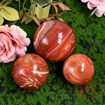 Ornament de birou din agat – formă geometrică, cristal lustruit, stil modern minimalist