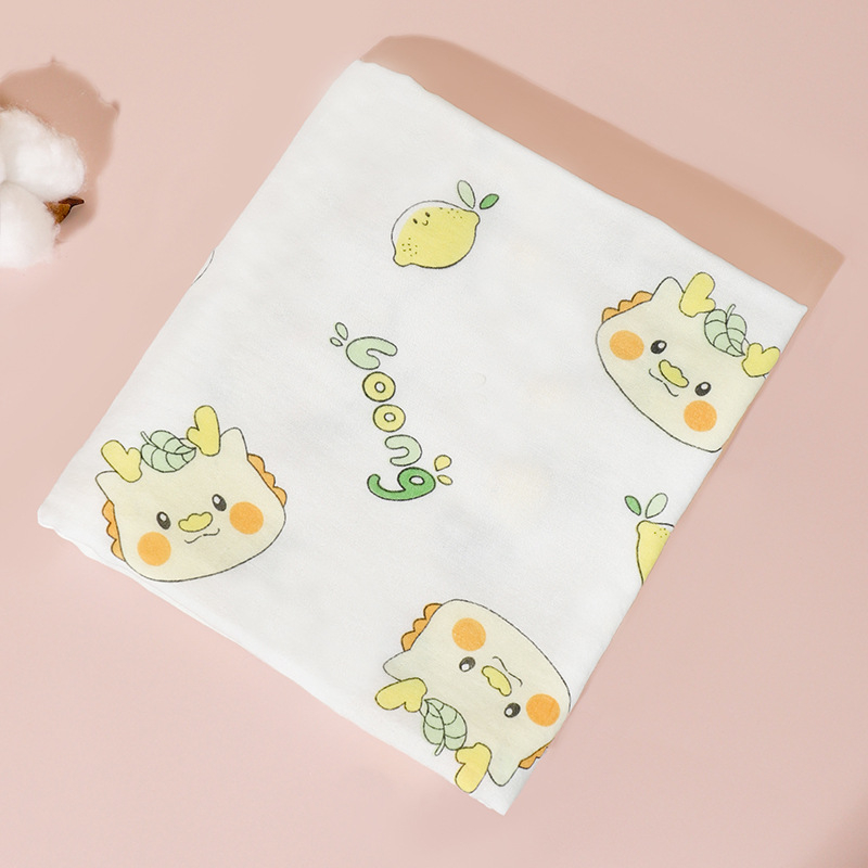 Dječja zavinovačka od bambusovih vlakana, jednostavno tkanje, 120–140 g, Cartoon stil, marka Good month