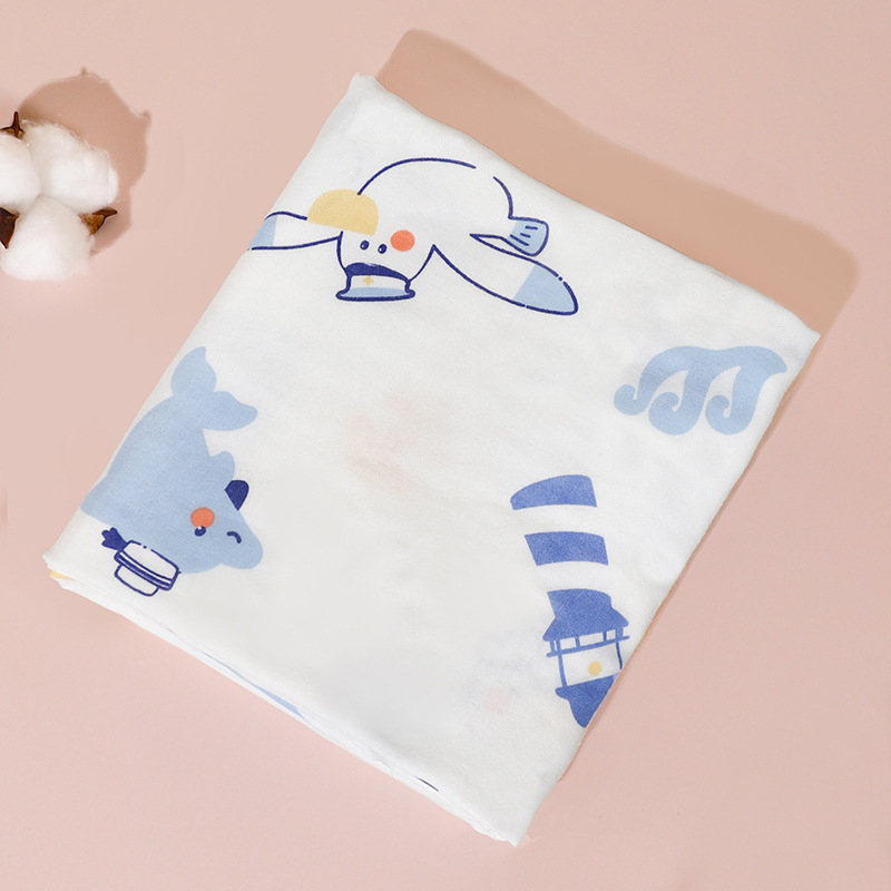 Dječja zavinovačka od bambusovih vlakana, jednostavno tkanje, 120–140 g, Cartoon stil, marka Good month