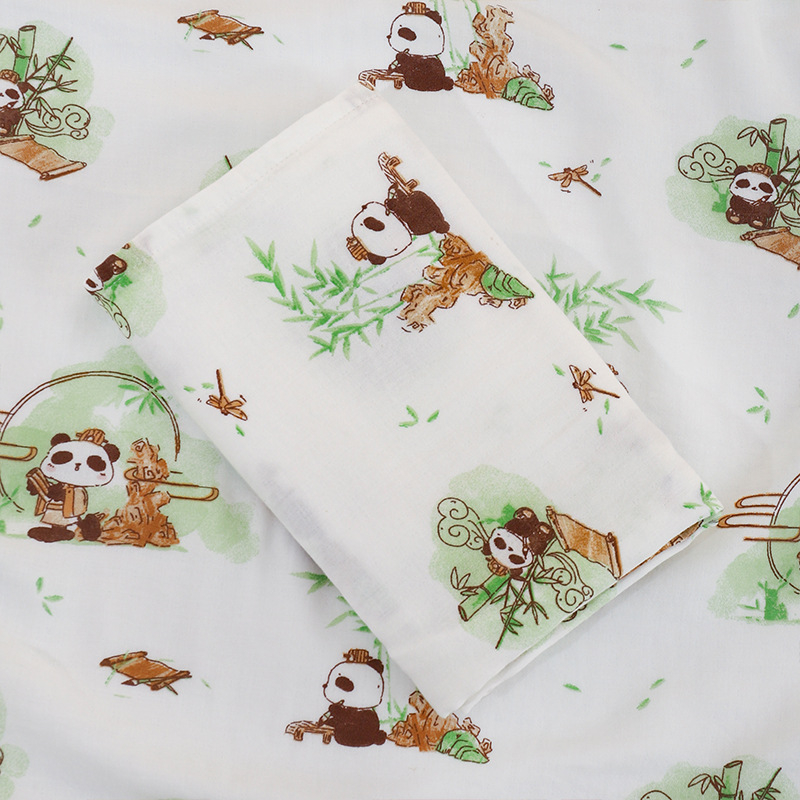 Dječja zavinovačka od bambusovih vlakana, jednostavno tkanje, 120–140 g, Cartoon stil, marka Good month