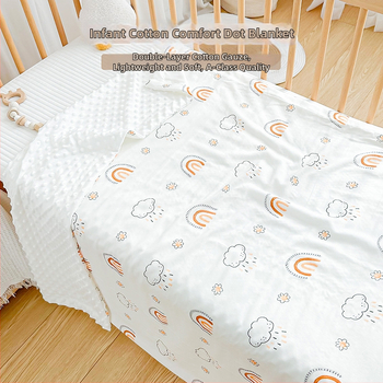 Kūdikio pledas iš 100% medvilnės, 200–300 g; tinkamas naujagimiams ir vaikams iki 12 metų; visų metų naudojimui; pritaikomas apdorojimas