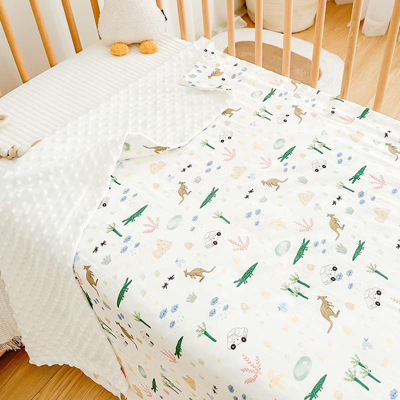 Kūdikio pledas iš 100% medvilnės, 200–300 g; tinkamas naujagimiams ir vaikams iki 12 metų; visų metų naudojimui; pritaikomas apdorojimas