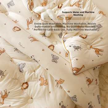 Kõigi aastaaegade sojakiududest täidetud tekk – kootud puuvillakangas, täidis sojakiud, 3,5–4 kg, õmmeldud ja trükitud, lastele