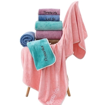 Mikrovlakneni ručnik za kupanje i plažu, 300–400 g, 150D, 80% poliamid