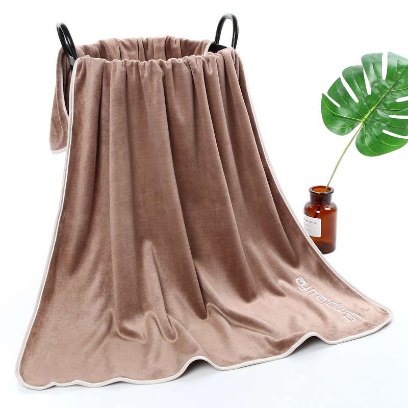 Mikrovlakneni ručnik za kupanje i plažu, 300–400 g, 150D, 80% poliamid