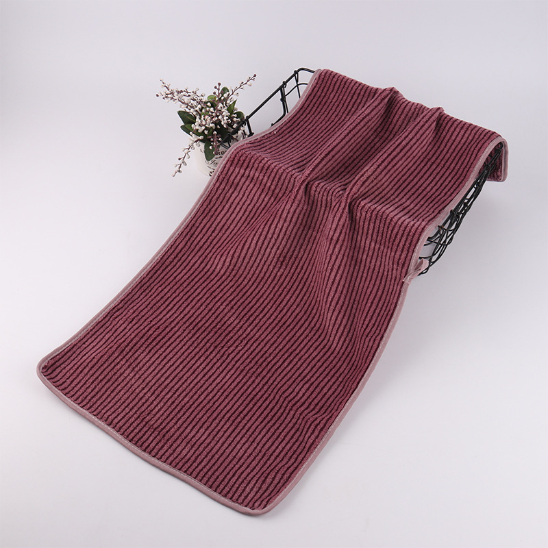 Aike ručnik za lice od coral fleece, 21s vlakna, visoka gustoća, težina 50–80 g, rubno šivanje, mekan i upija