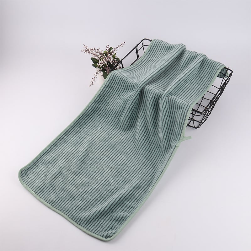 Aike ručnik za lice od coral fleece, 21s vlakna, visoka gustoća, težina 50–80 g, rubno šivanje, mekan i upija