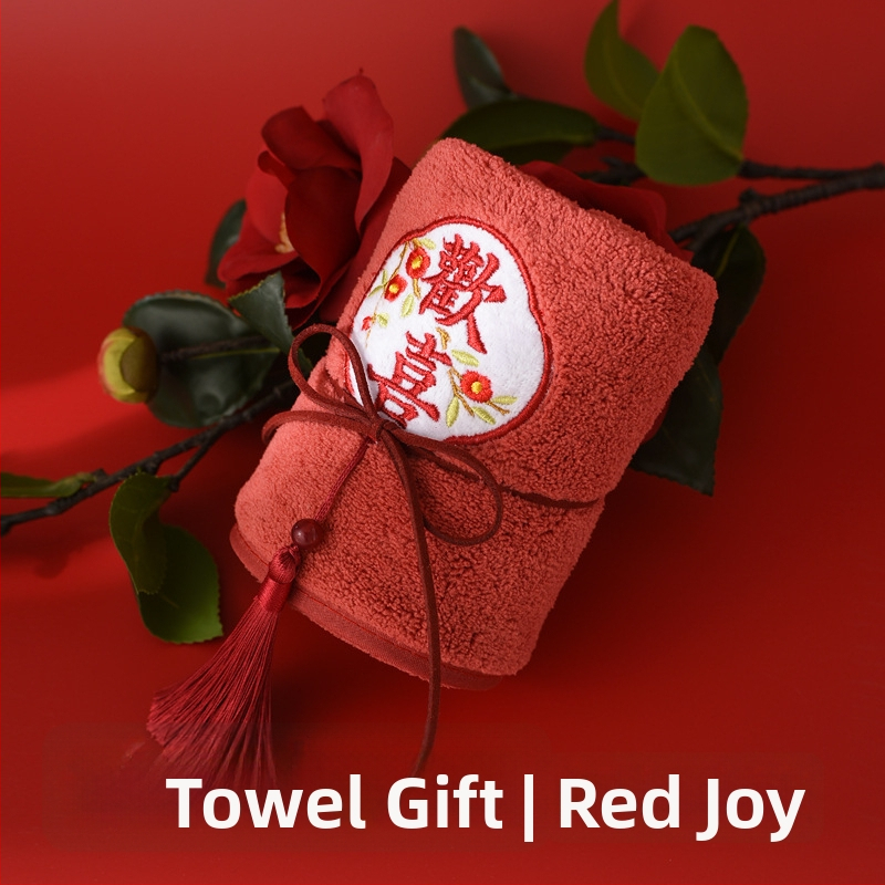 Izšūts dvielis ar pūsiem — kāzu suvenīru dāvana līgavas māsām (materiāls: audums; iepakojums: kartons; gadījums: kāzas; dāvanas nolūks: suvenīrs)