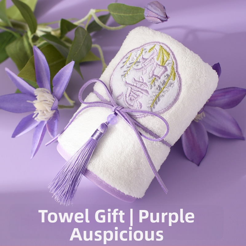 Izšūts dvielis ar pūsiem — kāzu suvenīru dāvana līgavas māsām (materiāls: audums; iepakojums: kartons; gadījums: kāzas; dāvanas nolūks: suvenīrs)