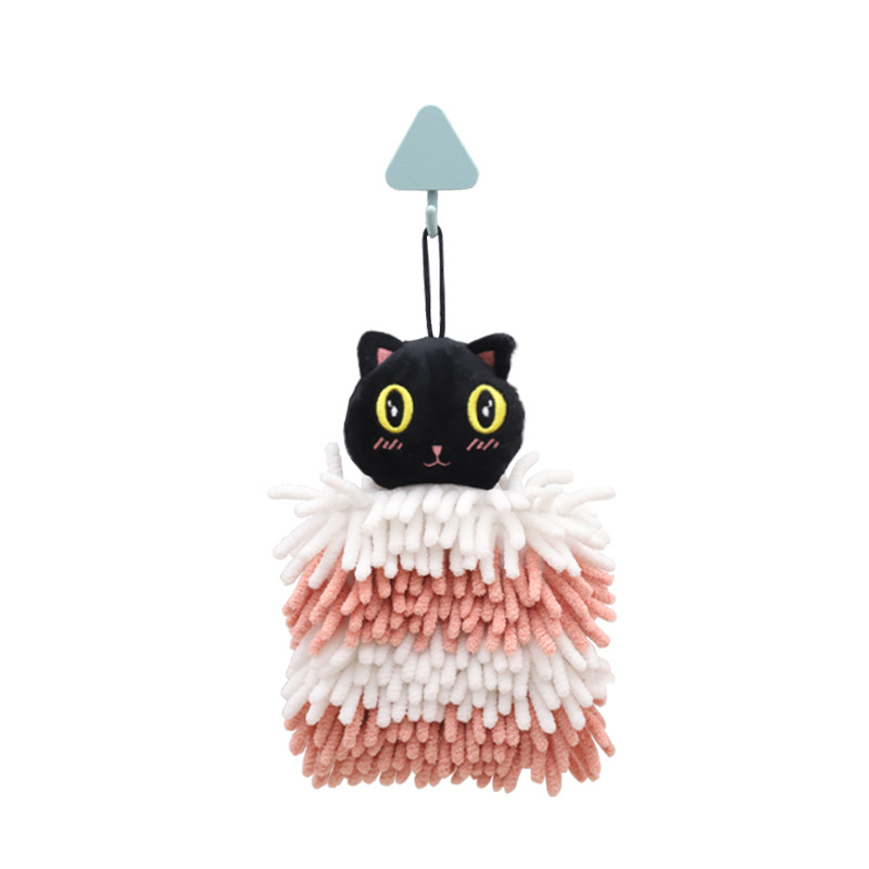 Chenille paks handuk loomakujundusega ja riputamisfunktsiooniga, Leisure House, 80–100 g, 19 niiti