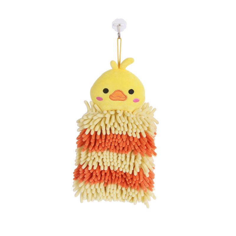 Chenille paks handuk loomakujundusega ja riputamisfunktsiooniga, Leisure House, 80–100 g, 19 niiti