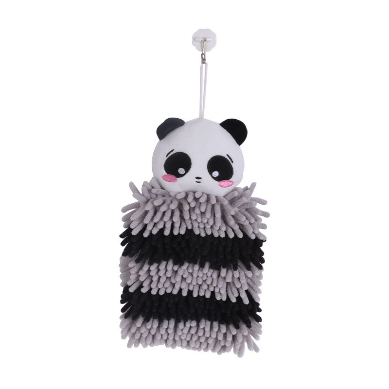 Chenille paks handuk loomakujundusega ja riputamisfunktsiooniga, Leisure House, 80–100 g, 19 niiti