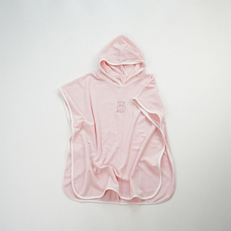 Sesame Biscuits Prosop de baie pentru copii cu glugă — bumbac de lungă durată; 300–400 g; broderie, cusut, țesătură simplă