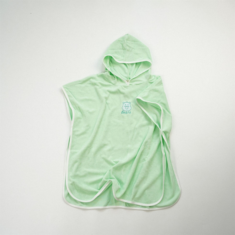 Sesame Biscuits Prosop de baie pentru copii cu glugă — bumbac de lungă durată; 300–400 g; broderie, cusut, țesătură simplă