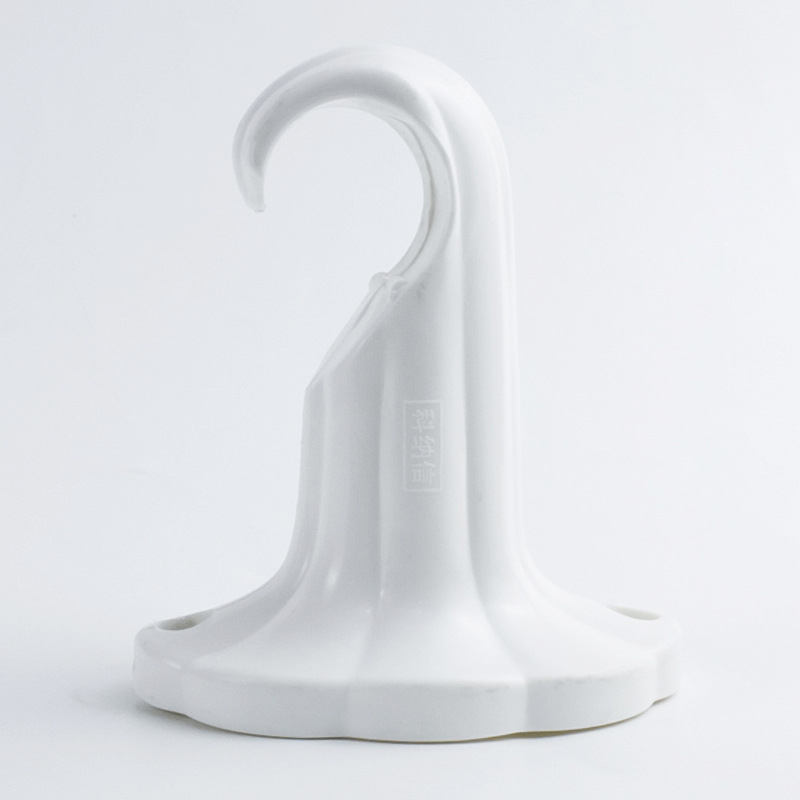 Universālais aizkaru stieņa stiprinājums — PP plastmasa, sienas stiprinājums, piemērots aizkariem, moderns minimālisma stils